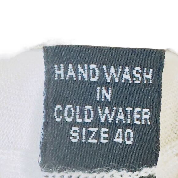 SAVERIO PALATELLA Luxury Silk Cashmere Short Sleeve Oversized Wheat Heathered Li - Picture 6 of 6